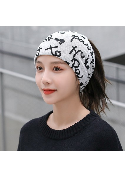 Anti-Soğuk Sıcak Yüz Değişim Boyun Atkı Kapağı Kafa Sonbahar ve Kış Yığılmış Kap Boyun Kapağı Çok Fonksiyonlu Örgü Erkek ve Kadın Bükülmüş Kap (Yurt Dışından)