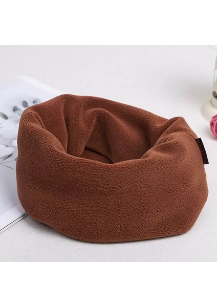 Kışlık Sıcak Eşarp Maskesi Erkek Yastıklı ve Kalınlaştırılmış Kış Açık Soğuk Eşarp Bisiklet Geçirmez Kış Boyun Örtüsü (Yurt Dışından)