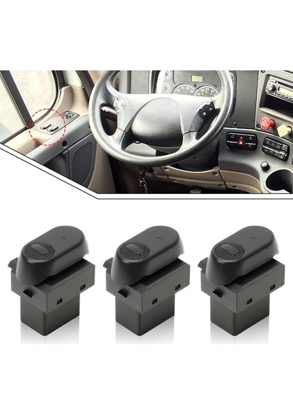 Freightliner Cascadia 2007-2018 Aksesuarları Için Ağır Hizmet Güç Penceresi Anahtarı 901-5203 12862662 (Yurt Dışından) modelleri