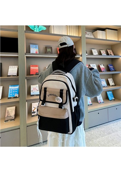 Yeni Ilk ve Ortaokul Öğrencileri Okul Çantası Bilgisayar Sırt Çantası ile Büyük Kapasiteli Kalınlaştırılmış Aşınma Omuz Çantası (Yurt Dışından) indirimleri