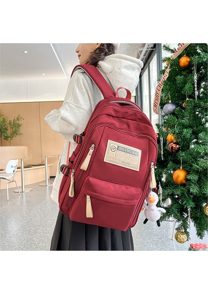 Gençlik Kampüsü Okul Çantası Rahat Omuz Çantasının Kore Versiyonu Nefes Alabilen Çok Yönlü Moda Öğrenci Sırt Çantaları (Yurt Dışından) indirimleri