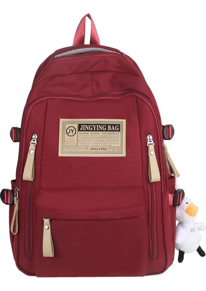 Gençlik Kampüsü Okul Çantası Rahat Omuz Çantasının Kore Versiyonu Nefes Alabilen Çok Yönlü Moda Öğrenci Sırt Çantaları (Yurt Dışından)