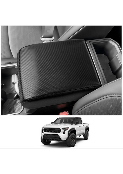 Toyota Tacoma 2024 Otomobil Aksesuarları Için Orta Konsol Kapağı Kolçak Kutusu Pad Karbon Fiber (Yurt Dışından) fiyatları