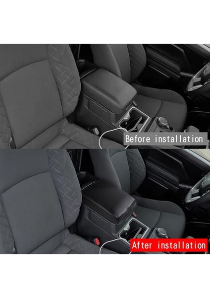 Toyota Tacoma 2024 Otomobil Aksesuarları Için Orta Konsol Kapağı Kolçak Kutusu Pad Karbon Fiber (Yurt Dışından) indirimleri