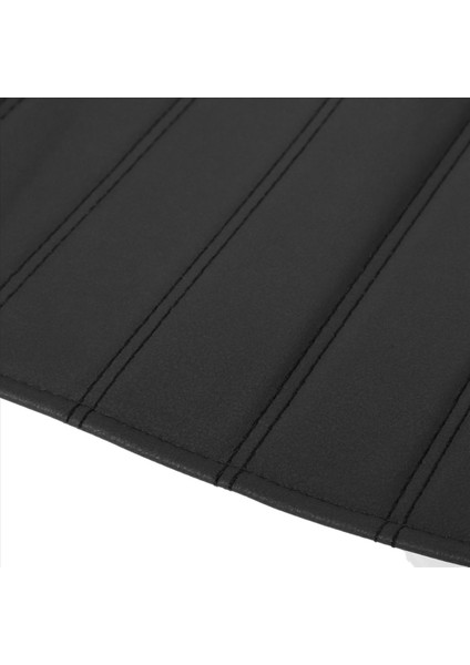 Evrensel Araba Koltuğu Deri Deri Bacak Pad Destek Uzatma Mat Yumuşak Ayak Desteği Bacak Deri Deri Diz Yedi Bellek Siyah (Yurt Dışından) fırsatları