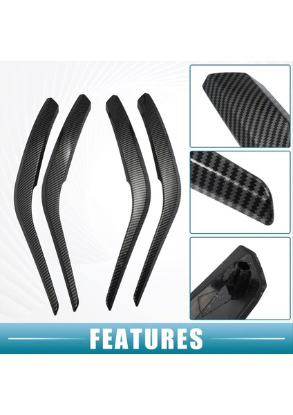 Bmw X1 E84 2010-2015 Için Araba Iç Kapı Kolu Çekme Paneli Kapağı 51412991775 51412991776 Karbon Fiber Desen (Yurt Dışından) fiyatları