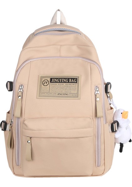 Gençlik Kampüsü Okul Çantası Rahat Omuz Çantasının Kore Versiyonu Nefes Alabilen Çok Yönlü Moda Öğrenci Sırt Çantaları (Yurt Dışından)