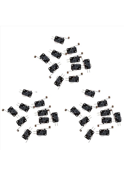 30 Pcs Mikro-Limit Anahtar Uzun Menteşe Silindir Kol Kolu Snap Action Lot (Yurt Dışından)