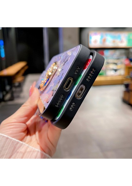 Oppo Reno 8 5g Yapay Elmas Kelebek Halkalı Ayaklı Bling Glitter Yumuşak Tpu Koruyucu Telefon Kılıfı (Yurt Dışından) fırsatları