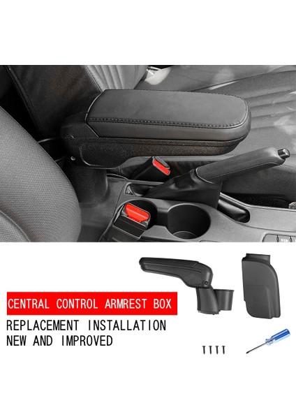 Toyota Yaris/yaris Hatchback/yaris Cross Için Siyah Merkez Konsol Koltuk Kutusu Saklama Kutusu Iç Aksesuarlar (Yurt Dışından) fiyatları