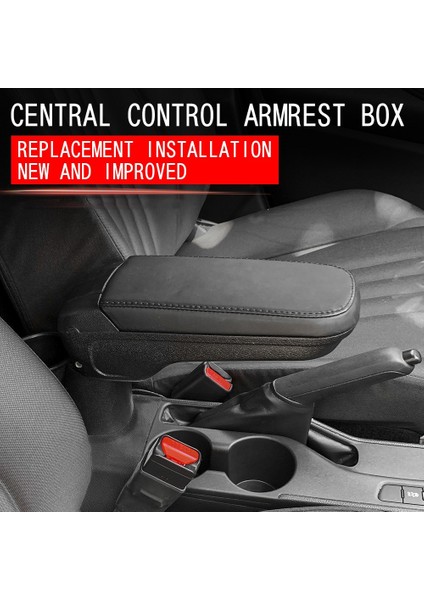 Toyota Yaris/yaris Hatchback/yaris Cross Için Siyah Merkez Konsol Koltuk Kutusu Saklama Kutusu Iç Aksesuarlar (Yurt Dışından) indirimleri
