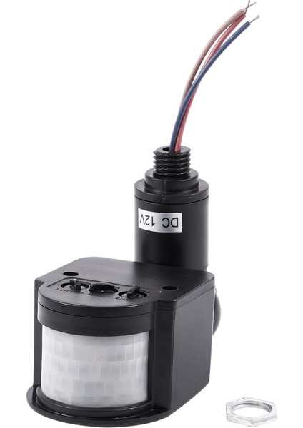 LED Işık Siyah Için 3x Dış Mekan 12V Dc Otomatik Kızılötesi Pır Hareket Sensörü Anahtarı (Yurt Dışından) fiyatları