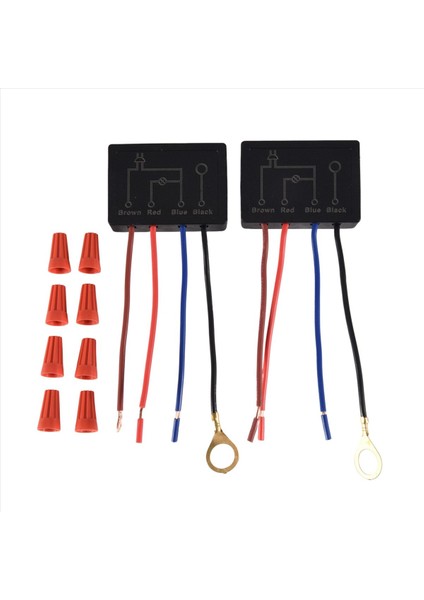 Dokunmatik Lamba Anahtarı 2 Paket Dimmabable LED Için Dokunmatik Lamba Kontrol Modülü Ampuller Lamba Anahtarı Değiştirme Kiti Kablo Kapakları (Yurt Dışından) modelleri