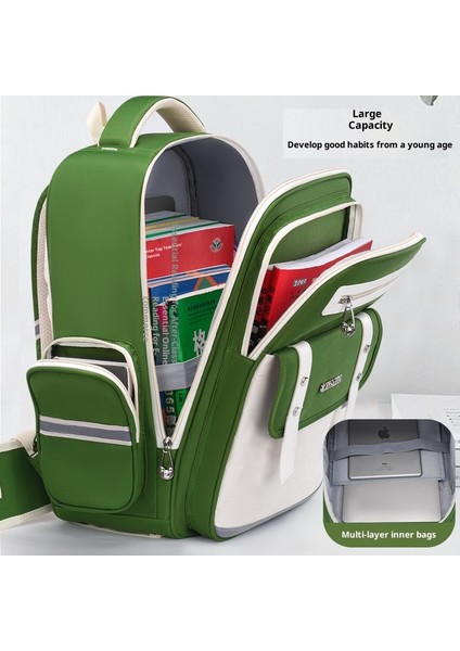 Gençlik Kampüsü Okul Çantası Rahat Omuz Çantasının Kore Versiyonu Nefes Alabilen Çok Yönlü Moda Öğrenci Sırt Çantaları (Yurt Dışından) modelleri