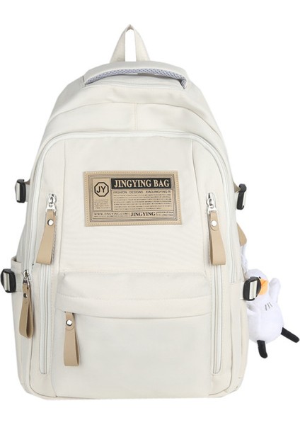 Gençlik Kampüsü Okul Çantası Rahat Omuz Çantasının Kore Versiyonu Nefes Alabilen Çok Yönlü Moda Öğrenci Sırt Çantaları (Yurt Dışından)