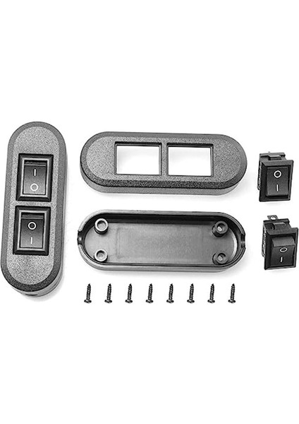 Gömülü Tel Anahtarı Siyah Dubleks Anahtar Düz-Doğru Rocker Anahtarı Çift Kontrol Masası Lambası Için Uygun (Yurt Dışından) fiyatları