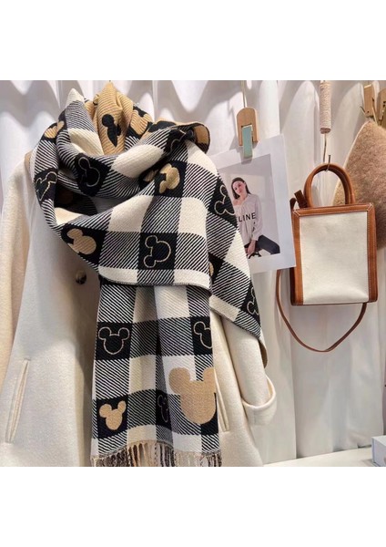 Aşk Eşarp Atmosfer Duygusu Kadın Sonbahar ve Kış Şal Hafif Lüks Kıdemli Eşarp Duygusu (Yurt Dışından)