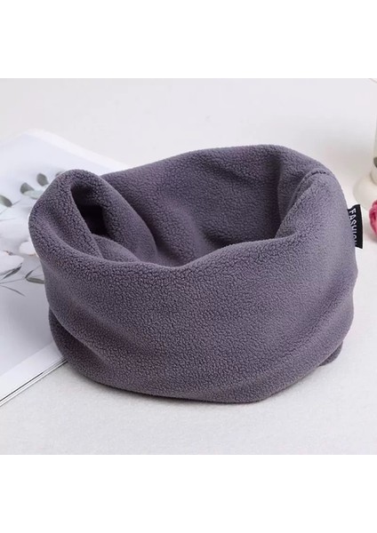 Kışlık Sıcak Eşarp Maskesi Erkek Yastıklı ve Kalınlaştırılmış Kış Açık Soğuk Eşarp Bisiklet Geçirmez Kış Boyun Örtüsü (Yurt Dışından)