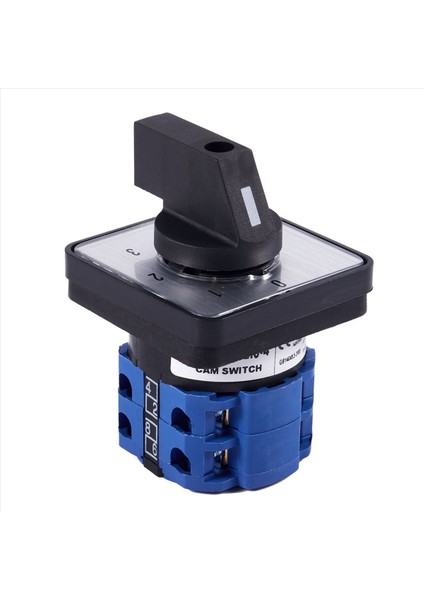 4x 8 Terminaller 5 Pozisyonlar Ana Kontrol Döner Cam Anahtarı 20A Siyah+Mavi (Yurt Dışından) modelleri