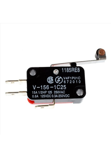 5x Mini Limit Anahtarı Uzun Menteşe Silindir Kol Kolu Spdt Snap Action Lot - Kırmızı ve Siyah (Yurt Dışından) fiyatları