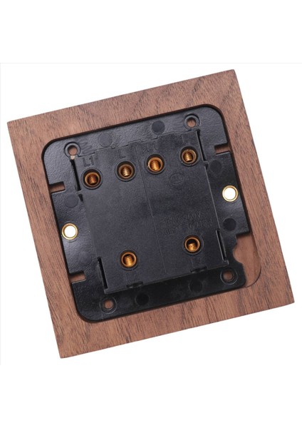 Retro Amerikan Endüstriyel Stil Işık Anahtarı Soketi Masif Ahşap Pirinç Geçiş Anahtarı Plakası Antik Evde Kalma Anahtarı (2) (Yurt Dışından) fırsatları