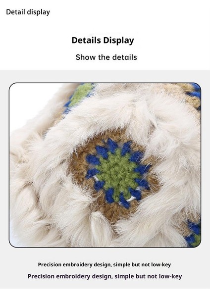 Tavşan Saç U Aslan Şapka Kadın Sonbahar ve Kış Sevimli Sıcak Peluş Balıkçı Şapka Yüzünü Göstermek Küçük Kova Şapka Kürklü Havza Şapka (Yurt Dışından) modelleri