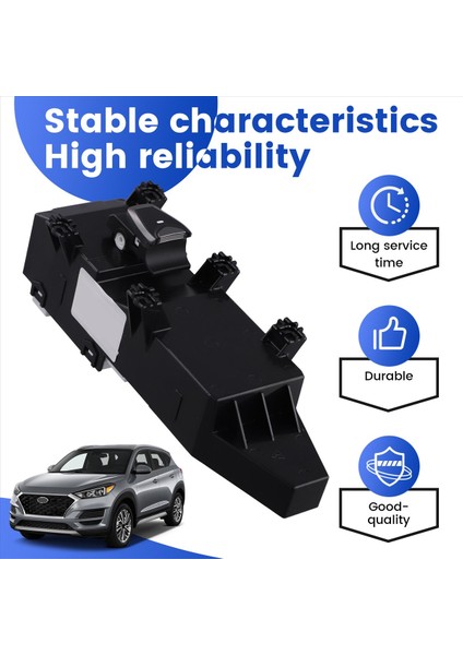 93575-2W020 Ön Kapı Güç Penceresi Hyundai Santa Fe Dm 2015-2017 Lhd Için Assis Anahtar Montajı (Yurt Dışından) fırsatları