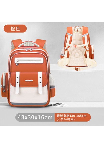 Ilkokul Öğrencilerinin Yeni Bölümü Okul Çantası Kız ve Erkek Çocukların Okul Çantası Yükünü Azaltmak Için Büyük Kapasiteli Omuz Çantası (Yurt Dışından)