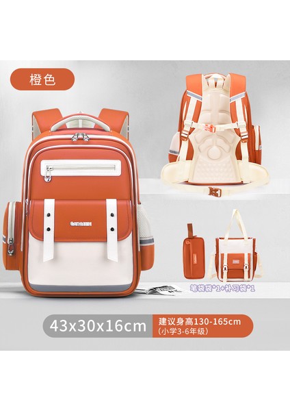 Ilkokul Öğrencilerinin Yeni Bölümü Okul Çantası Kız ve Erkek Çocukların Okul Çantası Yükünü Azaltmak Için Büyük Kapasiteli Omuz Çantası (Yurt Dışından)