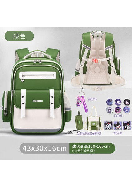 Ilkokul Öğrencilerinin Yeni Bölümü Okul Çantası Kız ve Erkek Çocukların Okul Çantası Yükünü Azaltmak Için Büyük Kapasiteli Omuz Çantası (Yurt Dışından)