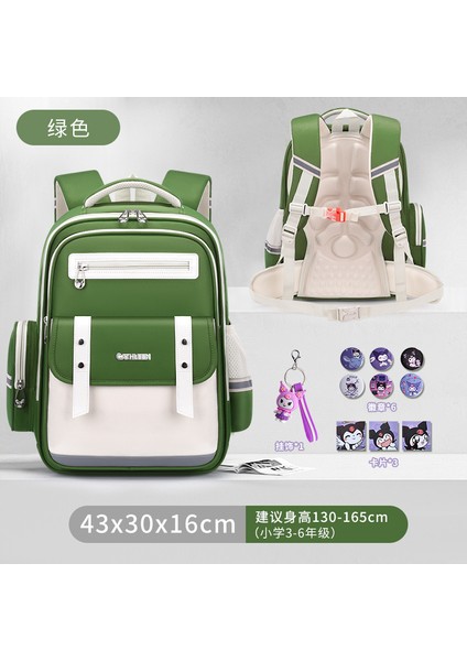 Ilkokul Öğrencilerinin Yeni Bölümü Okul Çantası Kız ve Erkek Çocukların Okul Çantası Yükünü Azaltmak Için Büyük Kapasiteli Omuz Çantası (Yurt Dışından)