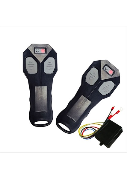 Araba Kablosuz Vinç Elektrikli Uzaktan Kumanda Manuel Verici Seti 12V 24V Kamyon Atv Kamyon Araç Kiti Fragman Için (Yurt Dışından) fiyatları