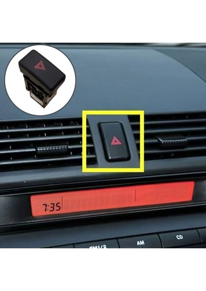 Mazda 3 2003-2010 Bk BP4K-66-4H0 Için Araba Aksesuarları Tehlike Anahtarı (Yurt Dışından) indirimleri