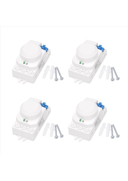 4x 5 8ghz Hf Sistem LED Mikrodalga 360 Derece Hareket Sensörü Işık Anahtarı Gövde Hareket Dedektörü (Yurt Dışından)