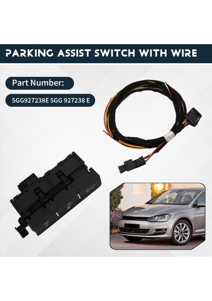 Park Yardımı Radar Lastik Basınç Izleme Anahtarı Düğmesi Telli Volkswagen Golf Için 5GG927238E (Yurt Dışından) fırsatları