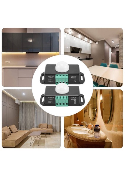 Hareket Sensörü Anahtarı 12V 24V Pır Sensör LED Anahtar Denetleyicisi Esnek LED Şeritler Işık 4 Paket (Yurt Dışından) indirimleri