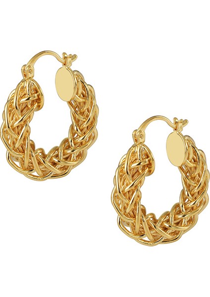 ADORE-R0271 Altın Burgu Tasarım Kadın Küpeleri (Yurt Dışından)