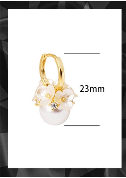 ADORE-R0249 Altın Çiçek Inci Kadın Küpeleri (Yurt Dışından) fiyatları