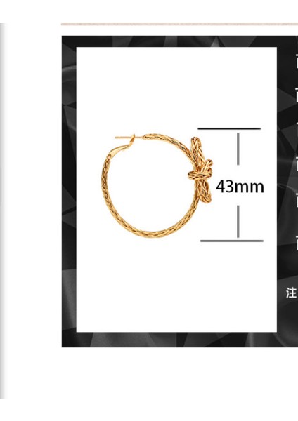 ADORE-R0286 Altın Fiyonk Halka Küpeler (Yurt Dışından) fiyatları