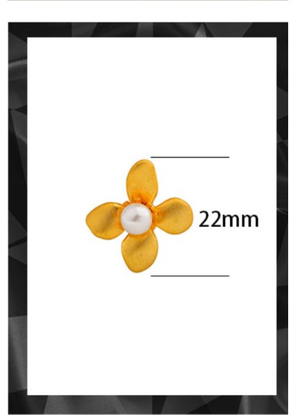 ADORE-R0342 Kadınlar Için Altın Inci Çiçek Küpe (Yurt Dışından) fiyatları