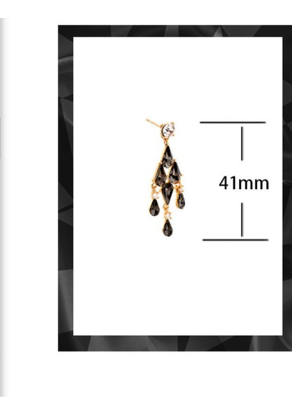 ADORE-R0661 Altın Damla Zirkon Püskül Küpeler (Yurt Dışından) fiyatları