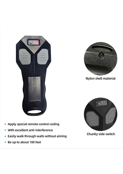 Araba Kablosuz Vinç Elektrikli Uzaktan Kumanda Manuel Verici Seti 12V 24V Kamyon Atv Kamyon Araç Kiti Fragman Için (Yurt Dışından) indirimleri