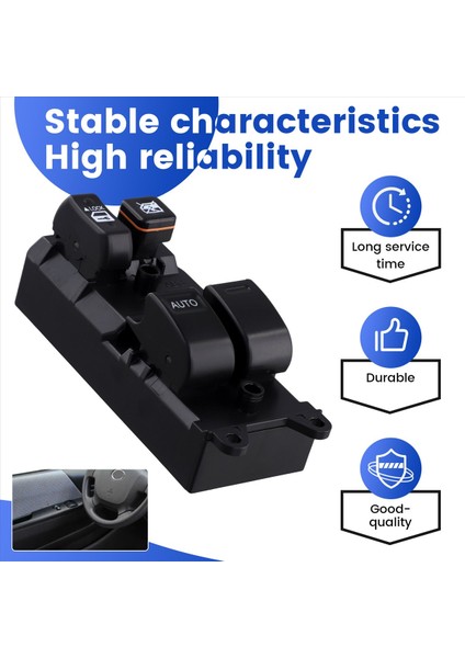 Sol Sol Sürücü Elektrikli Pencere Kaldırıcı Kontrol Anahtarı Araç Parçaları Toyota Yaris Hiace 99-05 Lhd Için 84820-10100 (Yurt Dışından) fırsatları