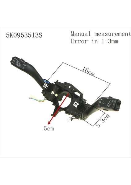 5K0953513S Cruise Control Dönüş Sinyal Silgi Kombinasyon Anahtarı Vw Touran Golf Plus Mk6 Caddy Octavia Superb (Yurt Dışından) modelleri
