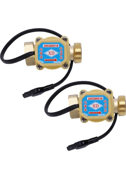2x 26MM 3/4 Inç Pt Diş Konnektörü 120W Pompa Su Akış Sensörü Anahtarı (Yurt Dışından)