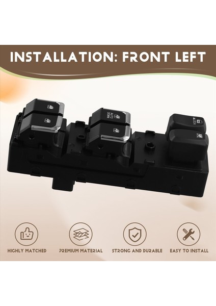 Jac T6 S5 Lhd Araç Cam Kaldırıcı Anahtarı Montaj Penceresi Shaker Motor Düğmesi (Otomatik Aşağı) (Yurt Dışından) modelleri