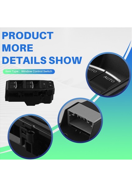 Elektrikli Pencere Anahtarı Cam Regülatör Anahtarı 35750-THA-H51 5750-THA-H01 Honda Crown Road Urv Için 35750-THA-H31 (Yurt Dışından) modelleri