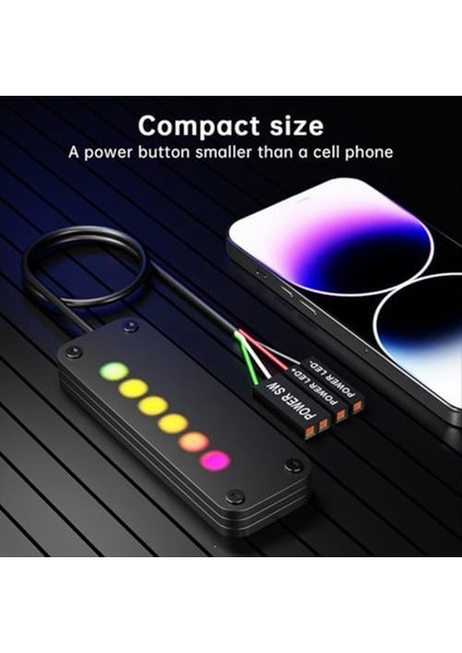 Pc Güç Kontrolü Dokunmatik Kontrol Pc Güç Masaüstü Bilgisayar Harici Güç Sw Güç LED 4m Kablolarla Kapalı (Yurt Dışından) fırsatları