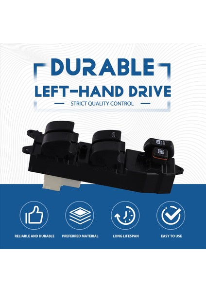 18PINS 84820-0K100 Toyota Hilux Vigo Fortuner 2007-2012 848200K100 Lhd Için Elektrikli Güç Penceresi Anahtar Düğmesi (Yurt Dışından) fırsatları