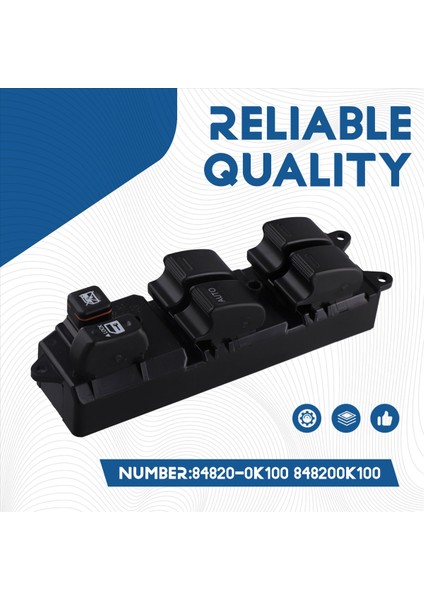 18PINS 84820-0K100 Toyota Hilux Vigo Fortuner 2007-2012 848200K100 Lhd Için Elektrikli Güç Penceresi Anahtar Düğmesi (Yurt Dışından) indirimleri